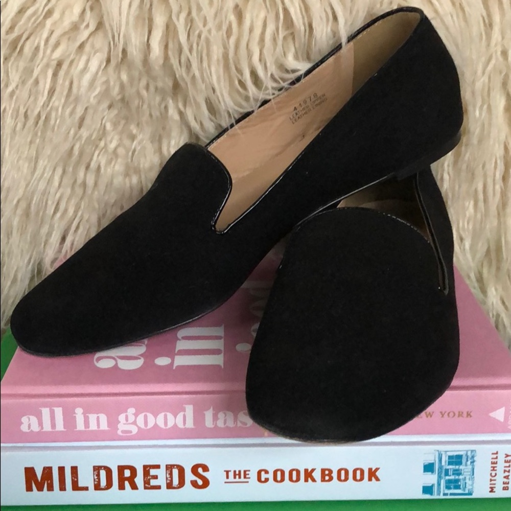 J. Crew Suede Darby Loafers // Black // Size 9 - Picture 2 of 4